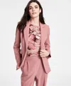 Bar Iii Women's Notched-collar One-button Blazer, Exclusively At Macy's In Tuscan Clay