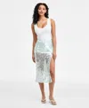 Bar Iii Women's Paillette Slip Skirt, Macy's Exclusive In Multi