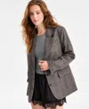 Bar Iii Women's Plaid Blazer, Macy's Exclusive In Multi