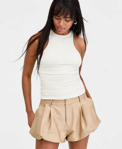 Bar Iii Women's Racerback Tank Top, Macy's Exclusive In White