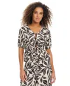 Bar Iii Womens Resort Daze Cover Up Tie Front Top Drawstring Pants Exclusively At Macys In Ivory
