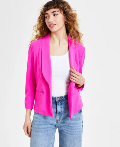 Jeans Macys Womens Pink Blazer INC International ConceptsWomen's