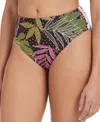 Bar Iii Women's Safari Heat High-leg Bikini Bottoms, Exclusively At Macy's In Multi