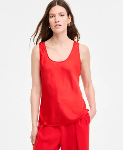 Bar Iii Women's Satin Tank Top, Exclusively At Macy's