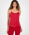 Bar Iii Women's Scoop-neck Camisole, Created For Macy's In Red