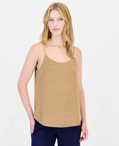 Bar Iii Women's Scoop-neck Camisole, Created For Macy's In Brown