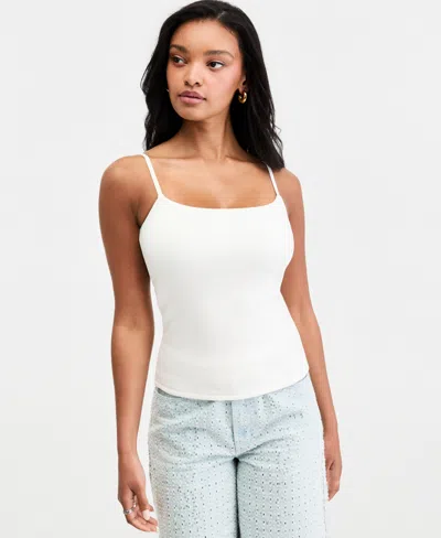 Bar Iii Women's Second Skin Camisole Tank, Macy's Exclusive In White