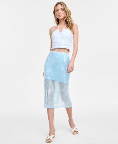 Bar Iii Women's Sequin Midi Skirt, Exclusively At Macy's