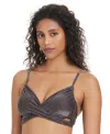 Bar Iii Women's Shimmer Core Underwire Bikini Top, Exclusively At Macy's In Brown