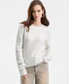 Bar Iii Women's Shine Sweater, Macy's Exclusive In White