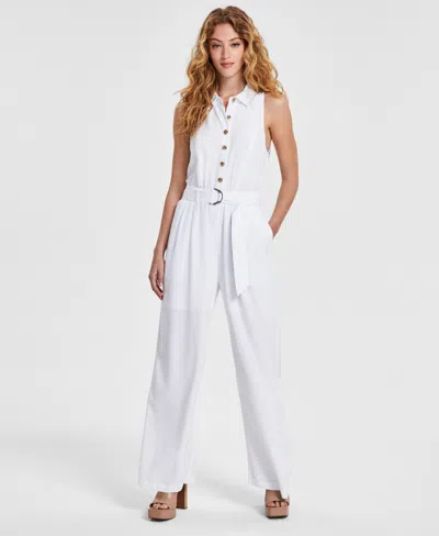 Bar Iii Women's Double-zip Ponte-knit Capri Pants, Exclusively At Macy's In Deep Black
