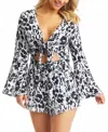 Bar Iii Womens Beachwear Summer Cover-up In Black