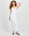 Bar Iii Women's Square Neck Sleeveless Maxi Dress, Exclusively At Macy's