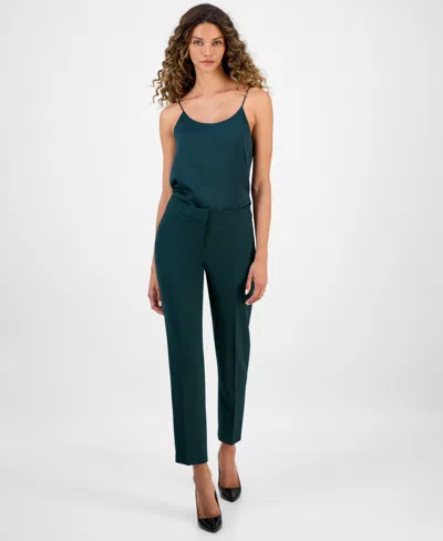 Bar Iii Women's Straight-leg Dress Pants, Created For Macy's In Blue