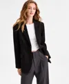 Bar Iii Women's Suiting Blazer, Macy's Exclusive In Black