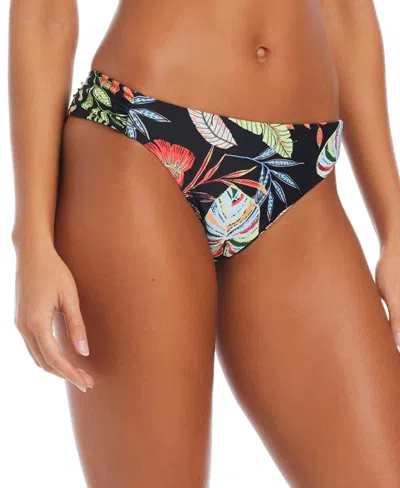 Bar Iii Women's Swept Away Side-tab Hipster Bikini Bottoms, Exclusively At Macy's In Multi
