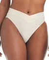 Bar Iii Women's V-waist High-leg Bikini Bottoms, Created For Macy's