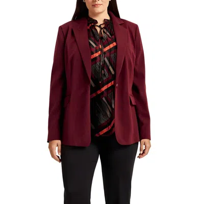 Bar Iii Womens Collar Polyester One-button Blazer