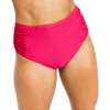 Bar Iii Womens High-waist Bikini Swim Bottom Separates In Pink