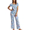 Bar Iii Womens Printed Polyester Wide Leg Pants