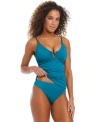 Bar Iii Womens Pucker Up V Wire Tankini Top Hipster Bikini Bottoms Exclusively At Macys In Tidal
