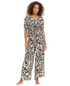 Bar Iii Womens Resort Daze Cover Up Tie Front Top Drawstring Pants Exclusively At Macys In Ivory
