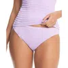 BAR III WOMENS SMOCKED NYLON SWIM BOTTOM SEPARATES