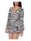 Bar Iii Womens Summer Romper Cover-up In White