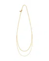 Bar Jewellery Cascade Necklace - Gold-plated Silver In Gold