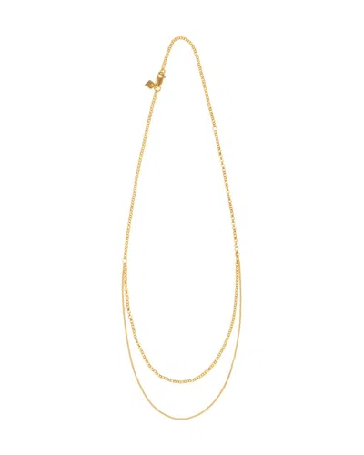 Bar Jewellery Cascade Necklace - Gold-plated Silver