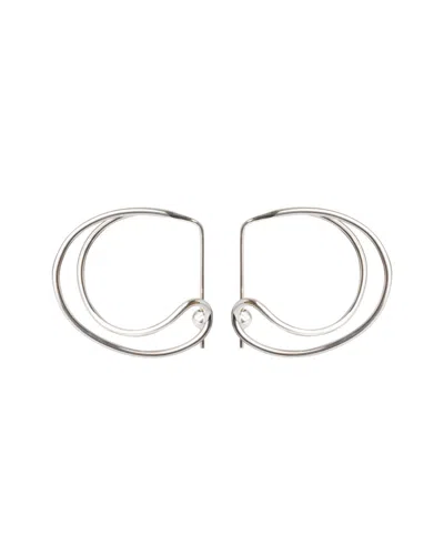 Bar Jewellery Crossed Paths Earrings - Sterling Silver