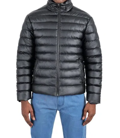 Barabas Air Ball Sight Bomber Jacket In Black