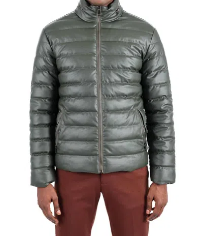 Barabas Air Ball Sight Bomber Jacket In Olive In Green