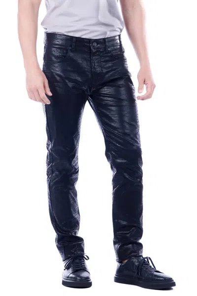 Barabas Classy Hullabaloo Pants In Black In Blue