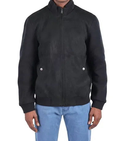 Barabas Cordial Way Bomber Jacket In Black