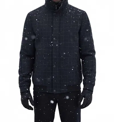 Barabas Gioia Bomber Jacket In Black In Multi