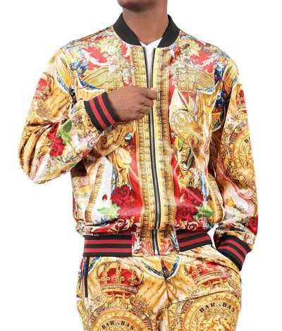 Barabas Golden Crown Jacket In Multi