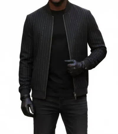 Barabas Mariella Bomber Jacket In Black