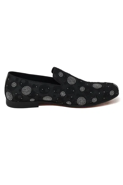 Barabas Men's Diamond Mine Slip-on Loafers In Black Silver In Multi