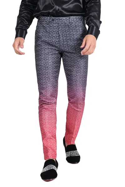 Barabas When In Rome Pants In Black Red In Blue