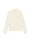Baracuta 아란 모크 넥 스웨터 In Neutral