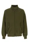 Baracuta High Neck Panelled Jacket In Beech