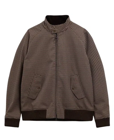 Baracuta X Barbour Porton Zip-up Jacket In Brown