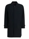 Baracuta Buttoned Coat In Black