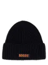 Baracuta Beanie Hat With Logo Patch In Black