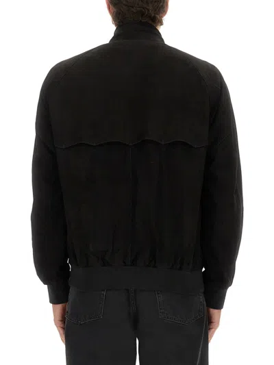 Baracuta Black Leather Jacket