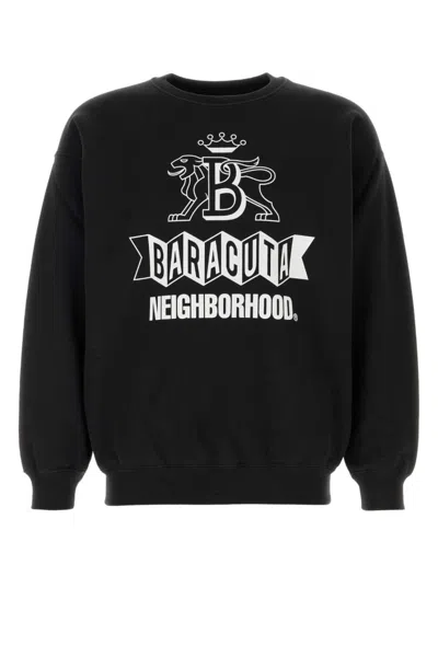 BARACUTA BLACK OVERSIZE SWEATSHIRT