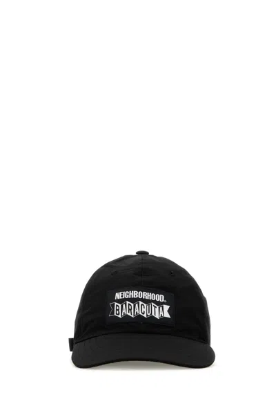 Baracuta Black Polyester Blend Baseball Cap