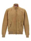 Baracuta Bomber Jacket In Suede