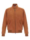 Baracuta Buttoned High Collar Jacket With Raglan Sleeves